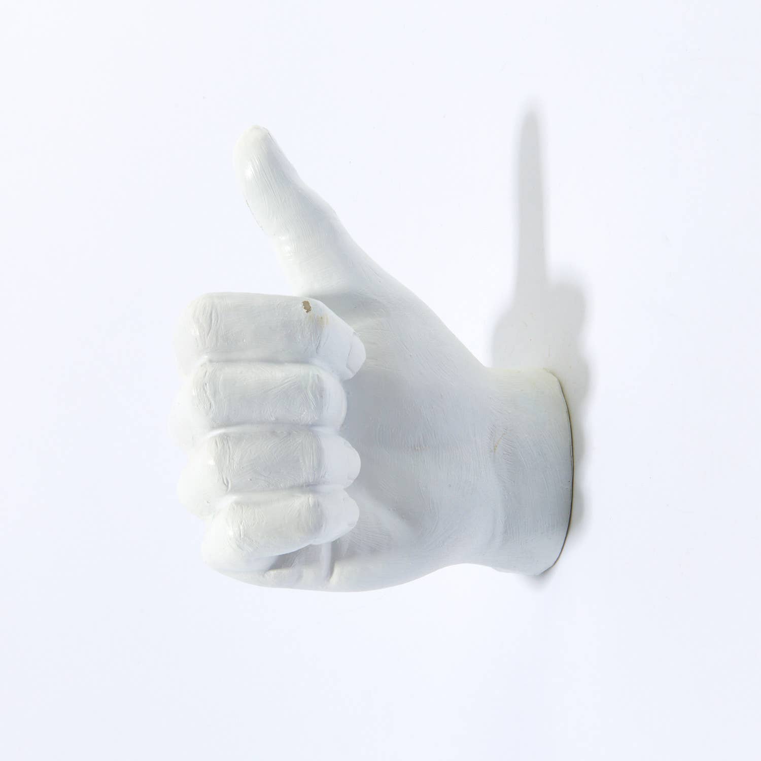 Thumbs Up Wall Mounted hook sculpture - 6.5" long
