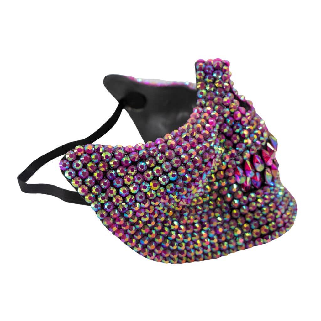 Rhinestone Skull Mask