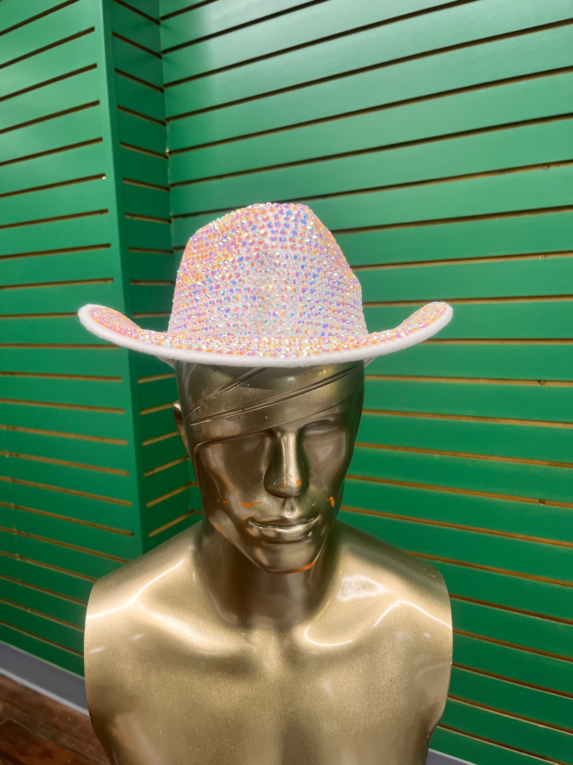 Rhinestoned Cowboy Hat