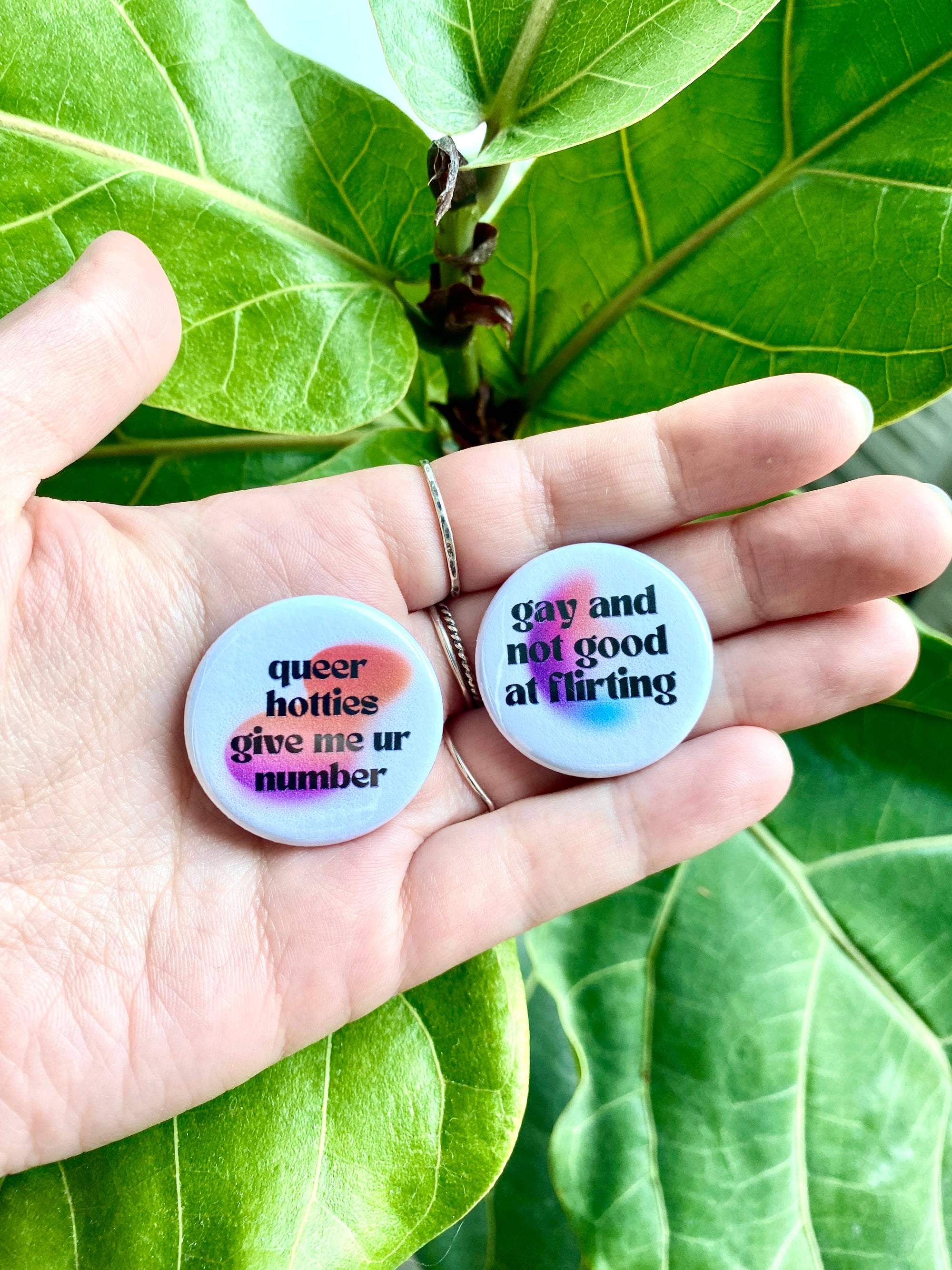 Gay and Not Good at Flirting Button