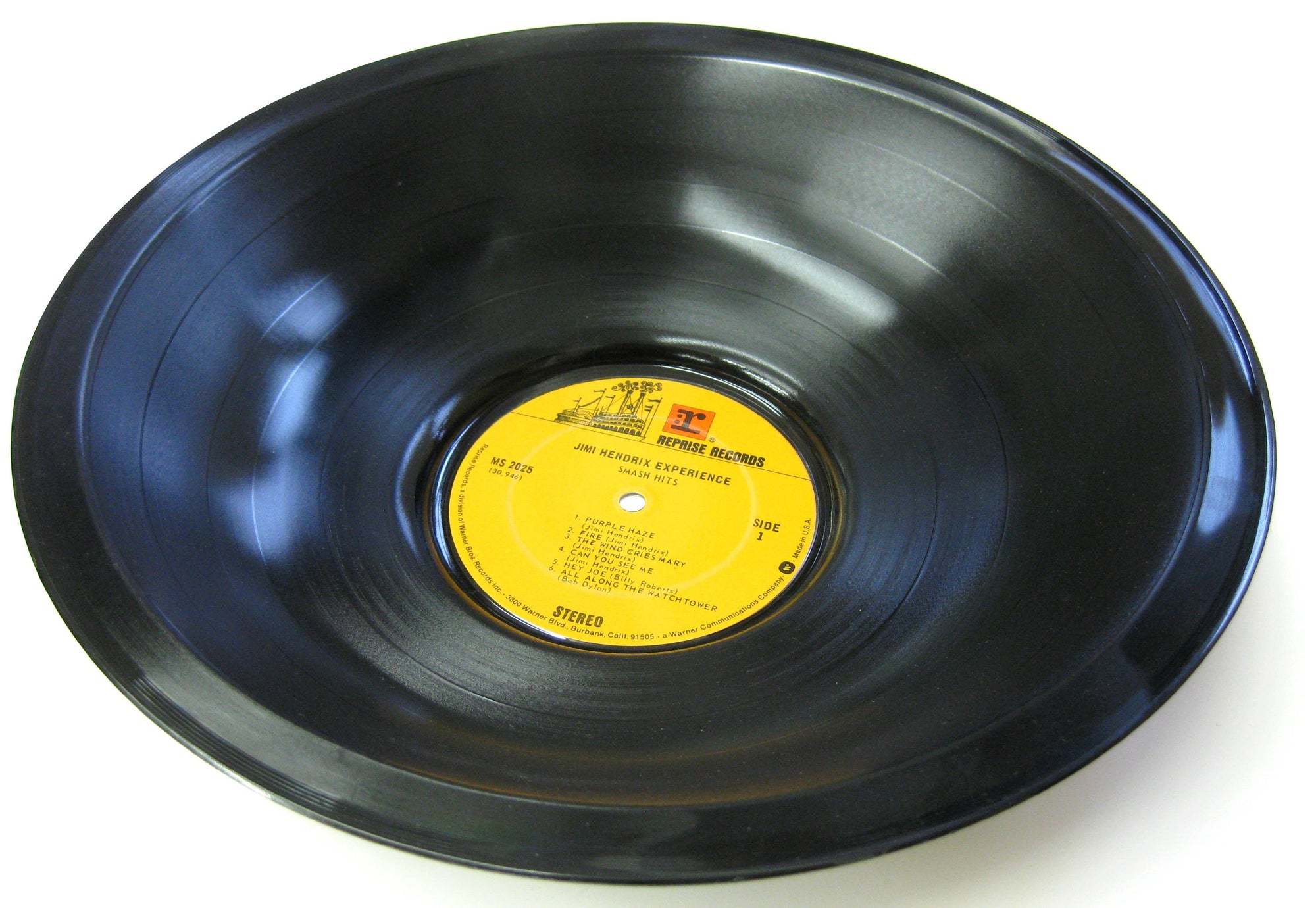 Smooth Vinyl Record Bowl
