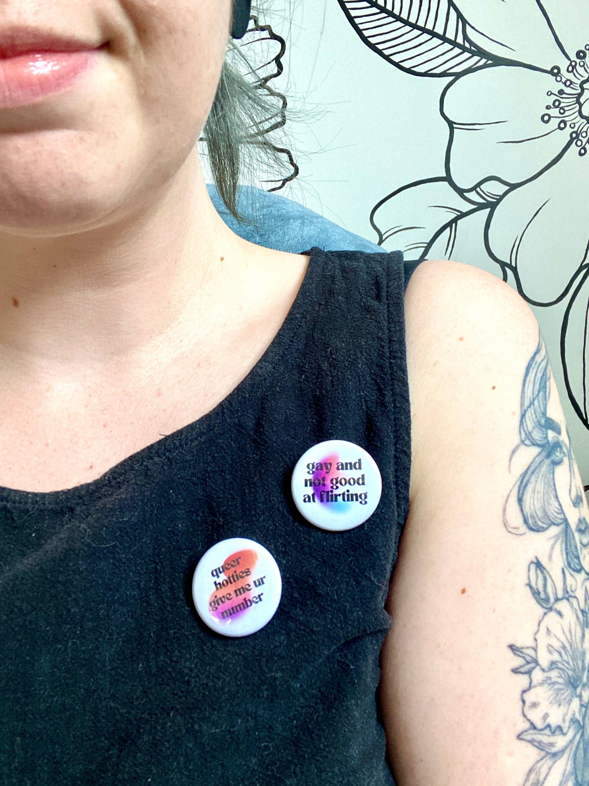 Gay and Not Good at Flirting Button