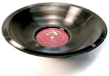 Smooth Vinyl Record Bowl