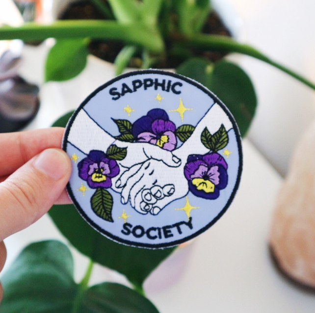 Sapphic Society Iron-On Patch
