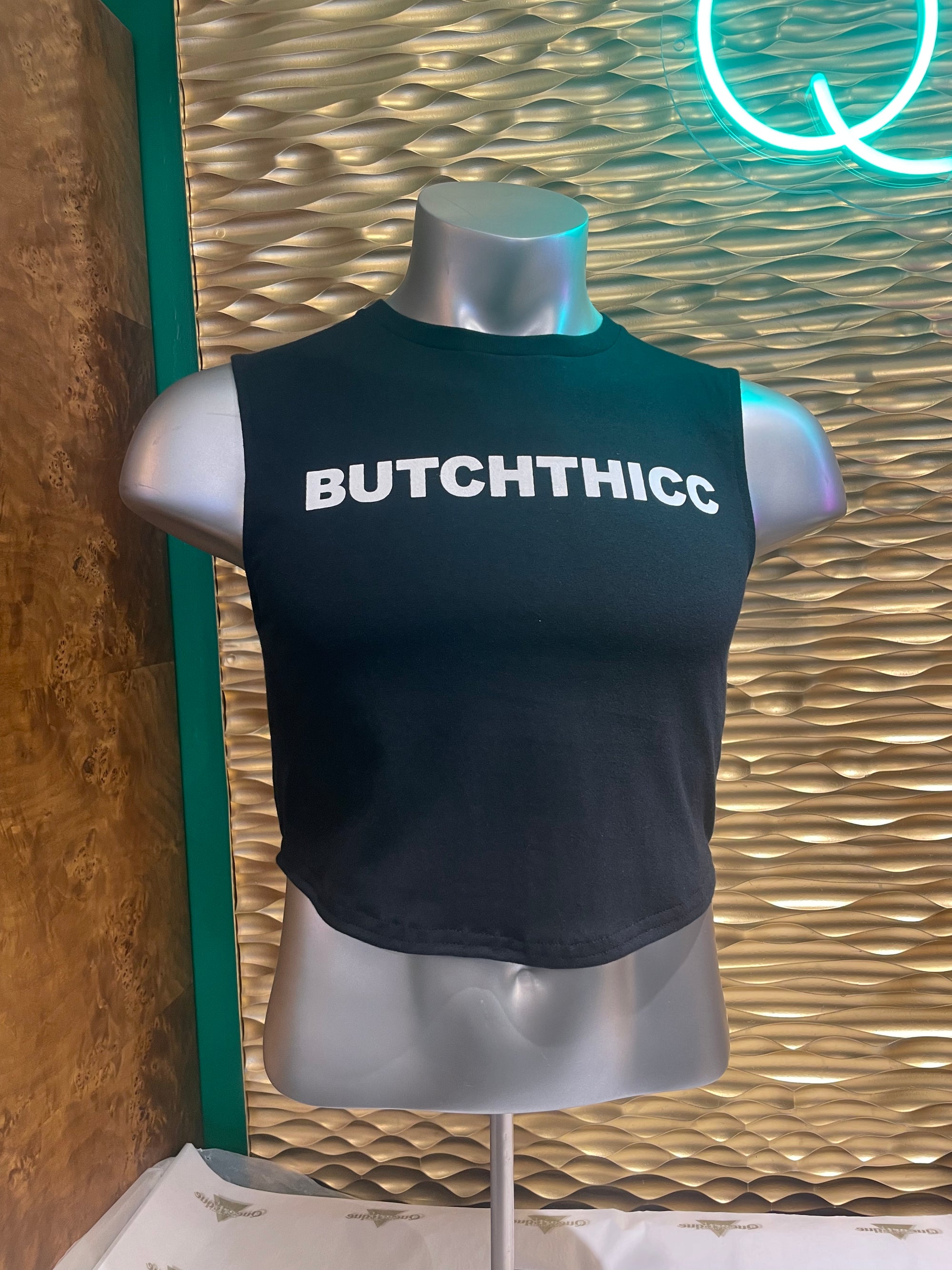 BUTCHTHICC sleeveless crop