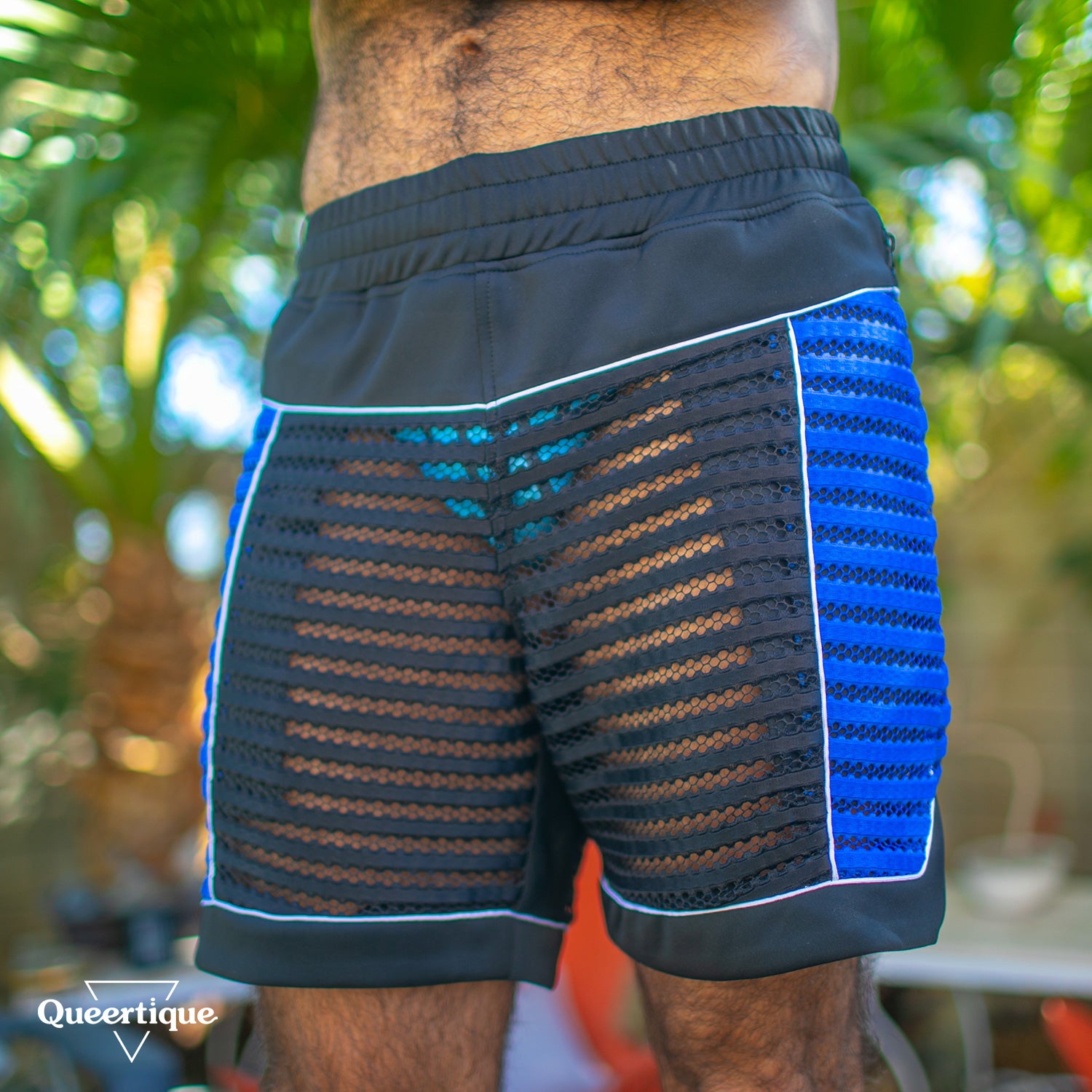 Victory Mesh Shorts by Mass Branded   Queertique