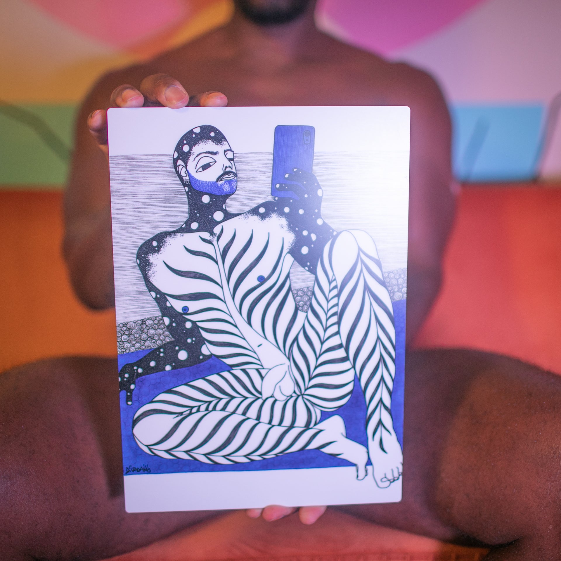 "Portrait I", Diva David Metal Prints