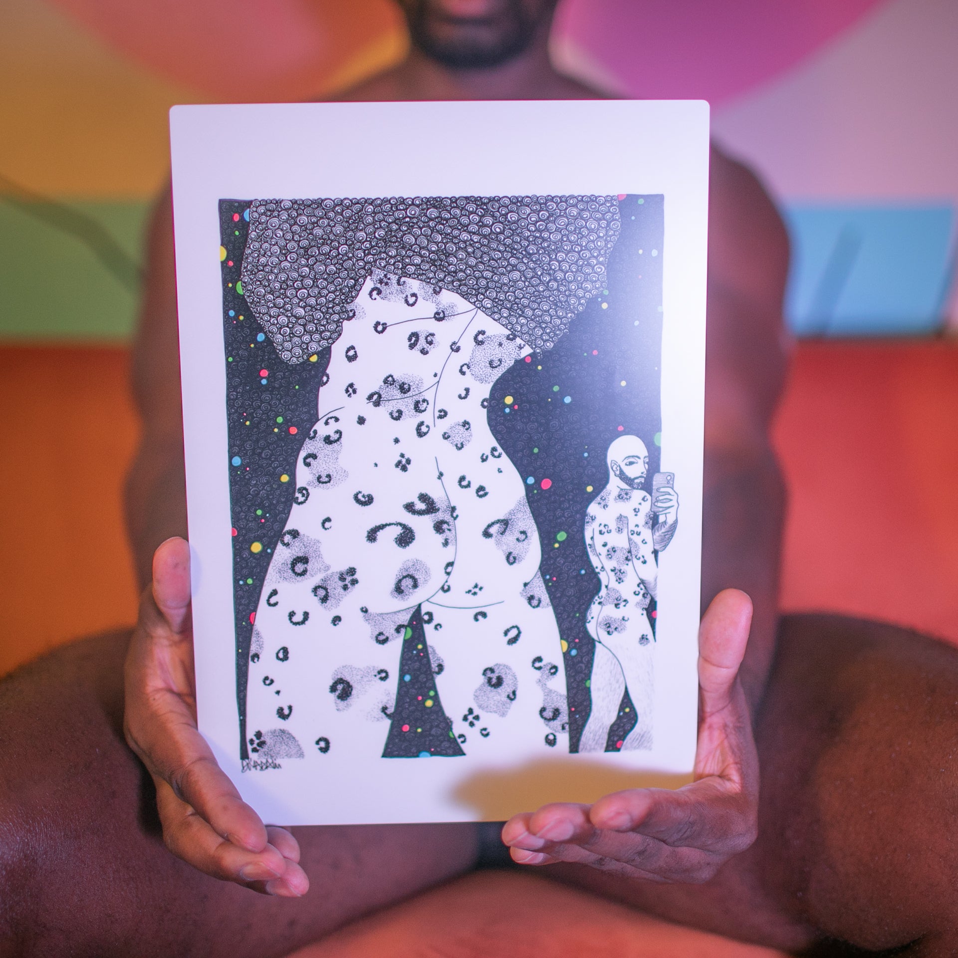 "Portrait III", Diva David Metal Prints