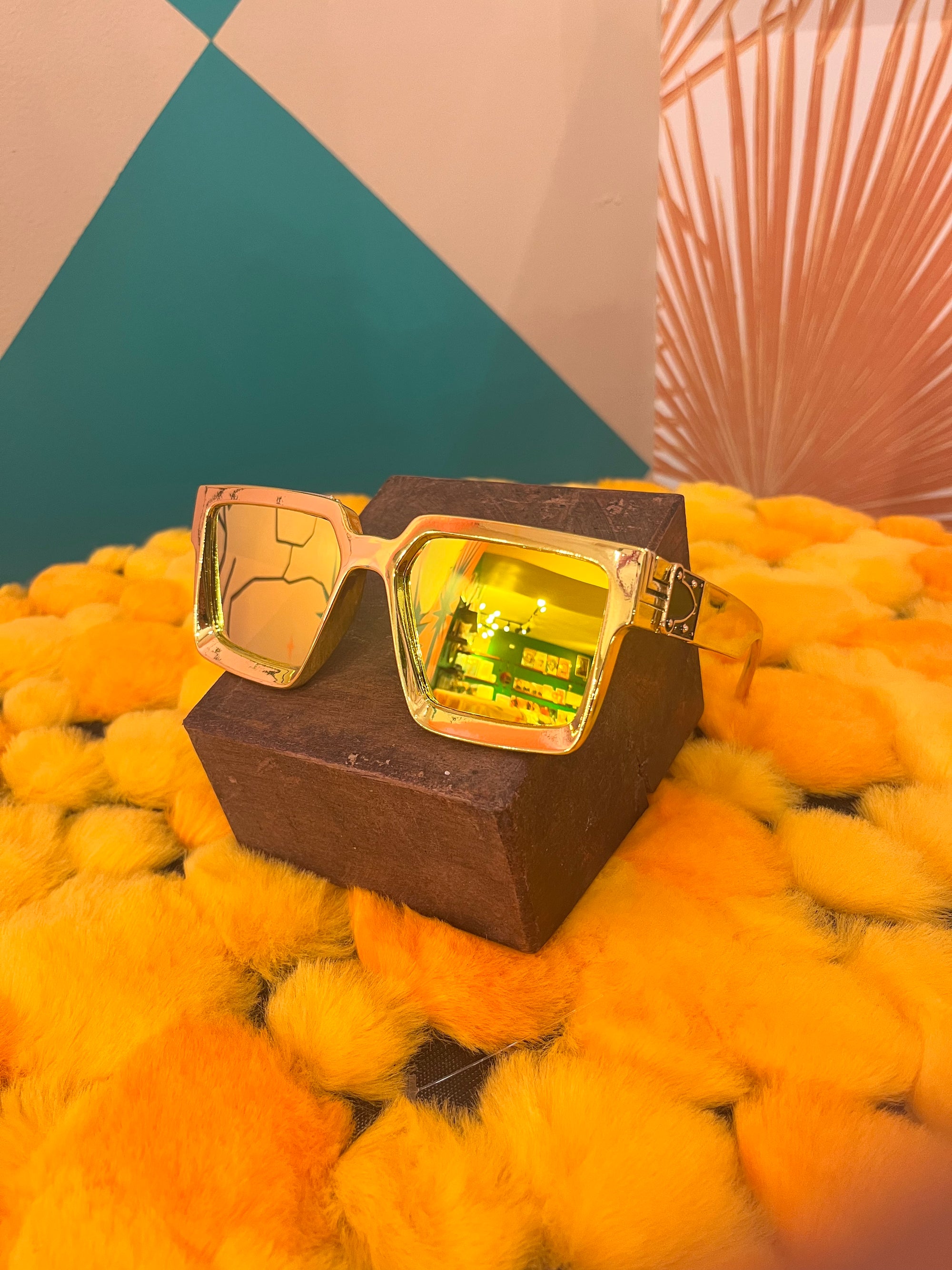 Retro square sunglasses