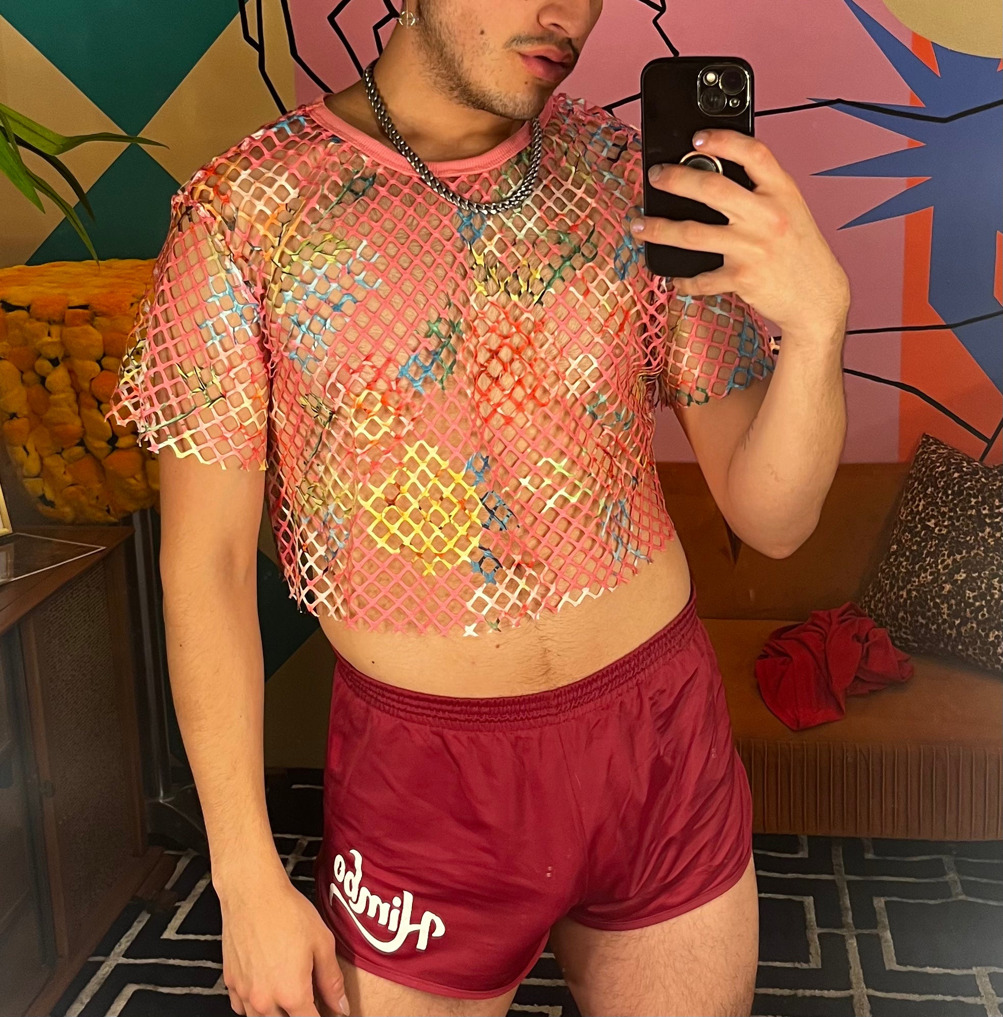 Mesh croptop