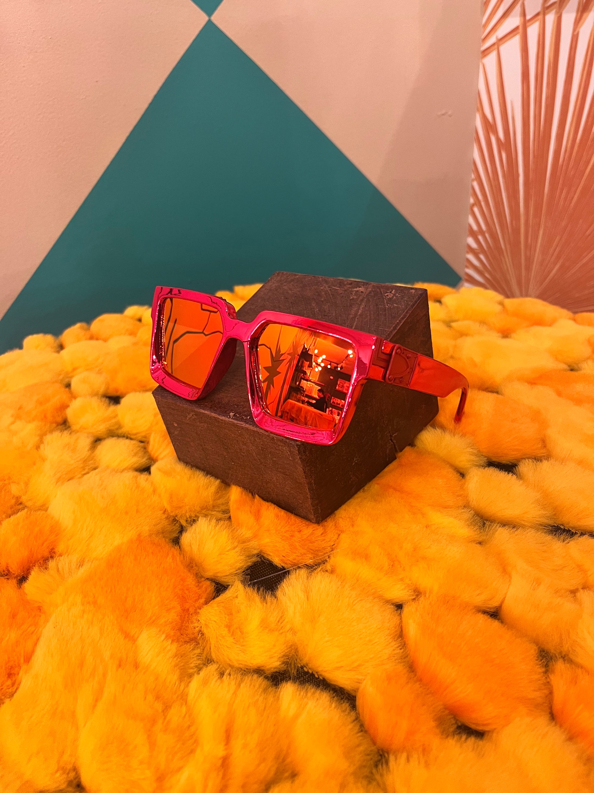 Retro square sunglasses
