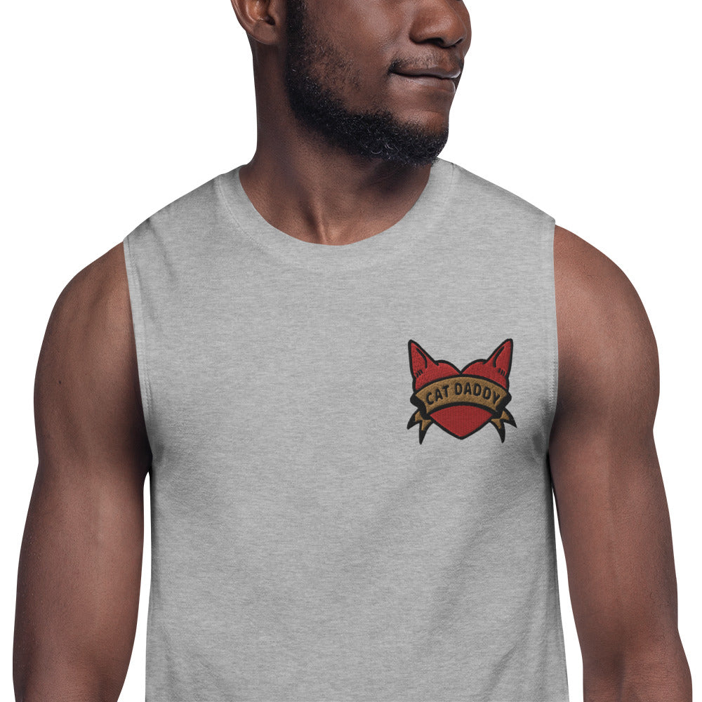 Cat Daddy Embroidered Tank