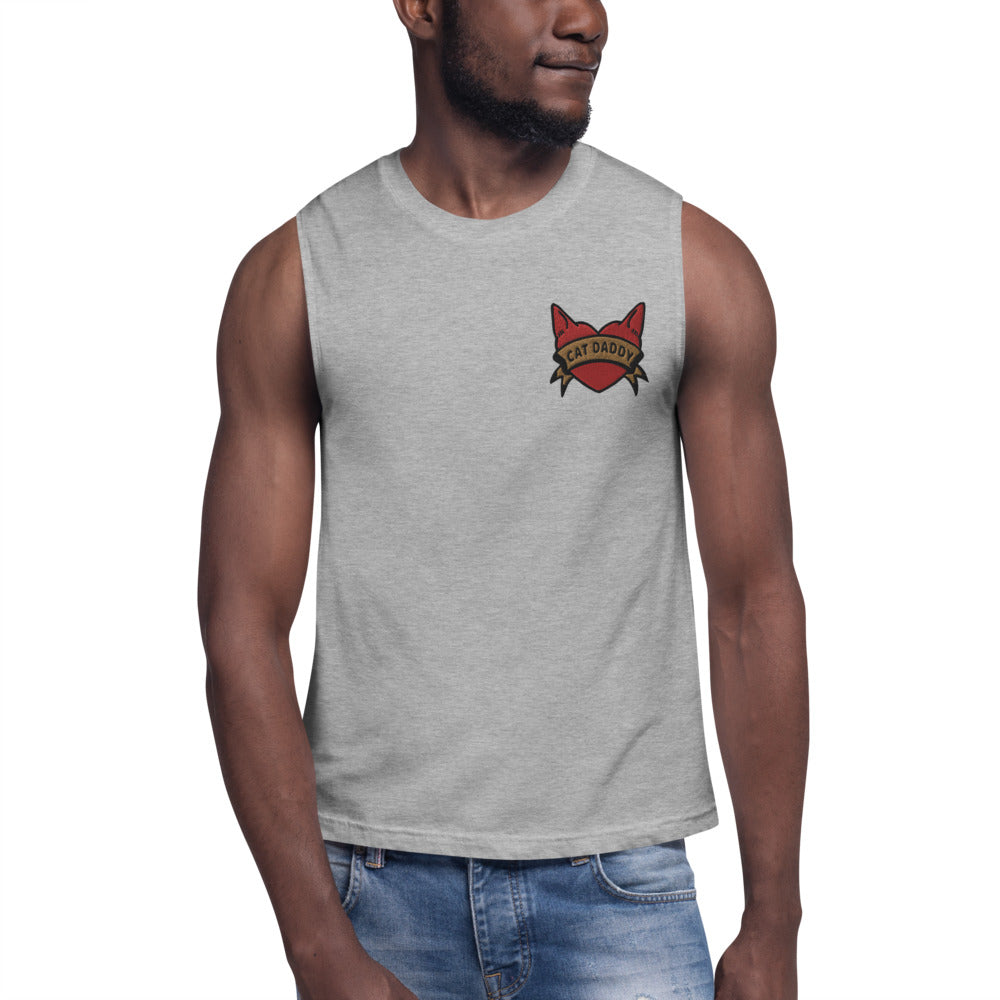 Cat Daddy Embroidered Tank
