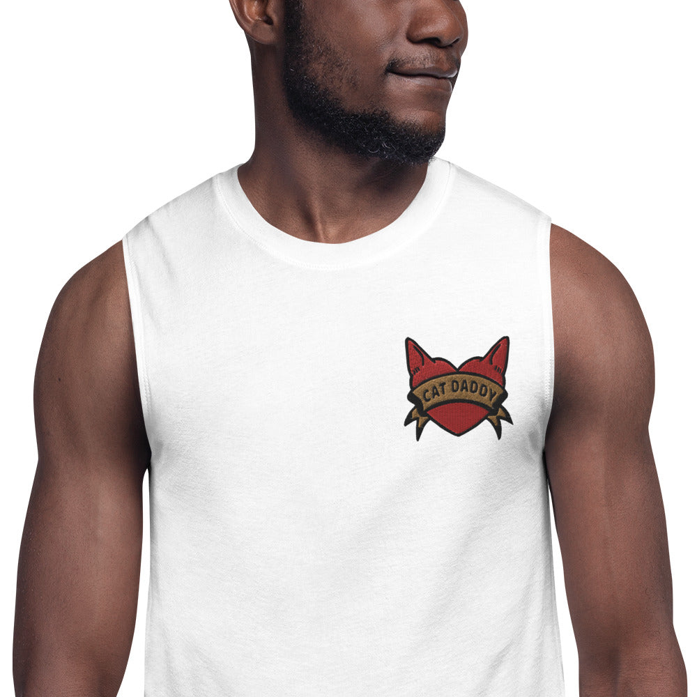 Cat Daddy Embroidered Tank