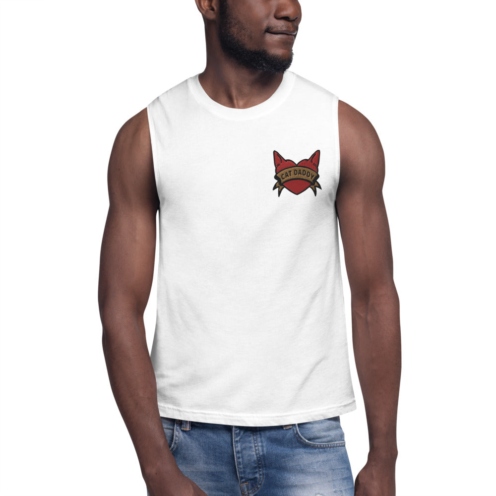 Cat Daddy Embroidered Tank