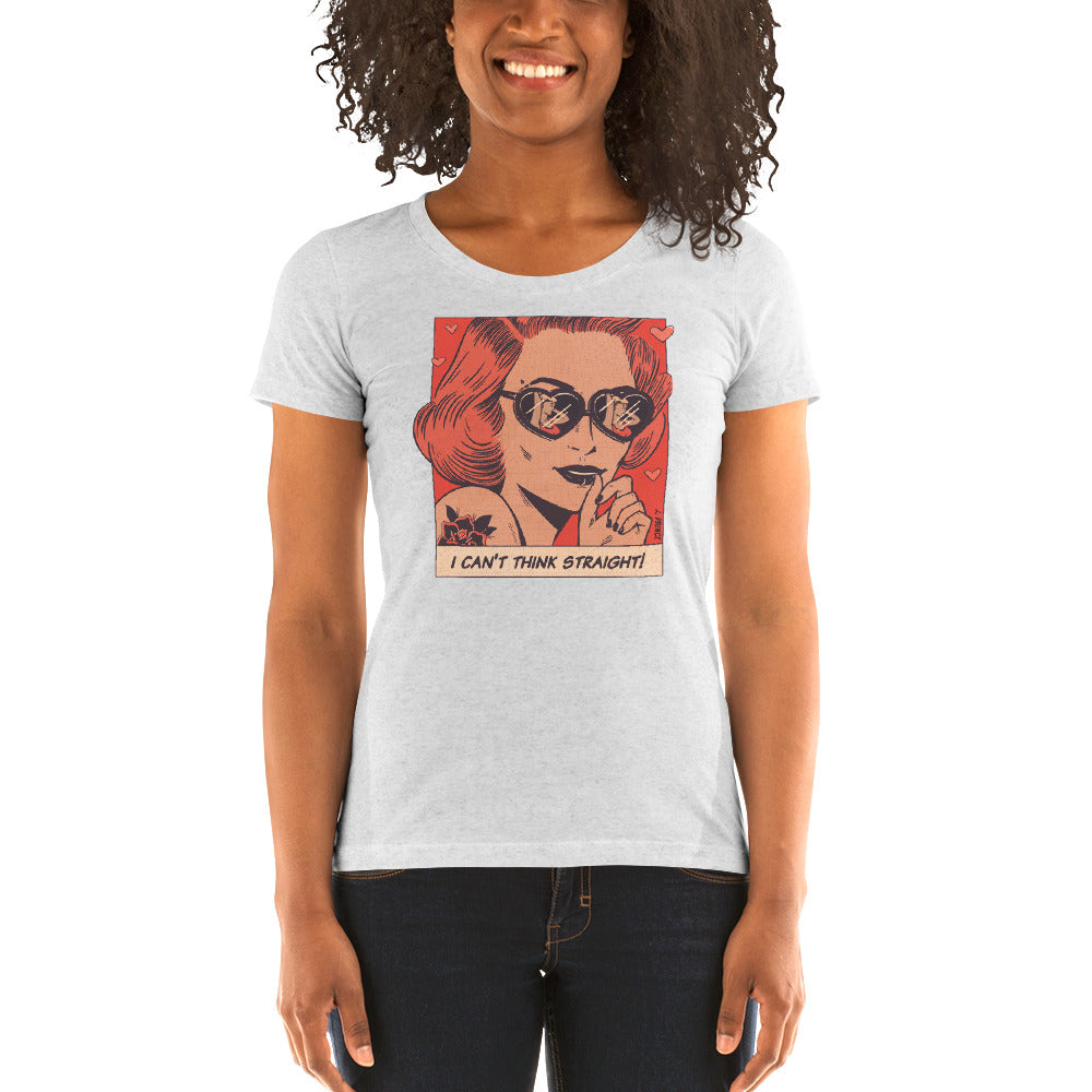 ‘I Can't Think Straight’ Fitted Tee